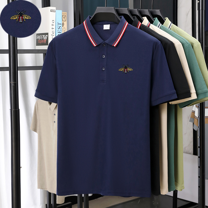 Polo Shirt Pique - Men's Summer Ten Thousand Needles Embroidered