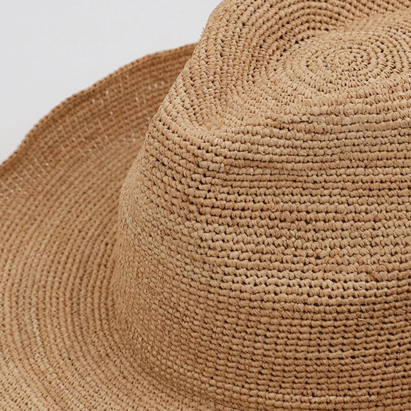 Natural Raffia Straw Hat For W - Bucket Hat Straw incelemesi ve fiyatı