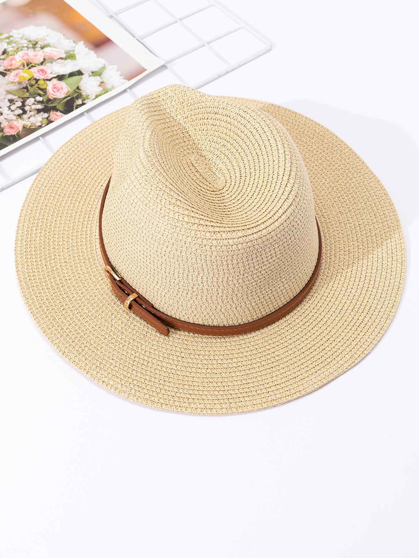 Panama straw hat, female jazz  - Bucket Hat Straw incelemesi ve fiyatı