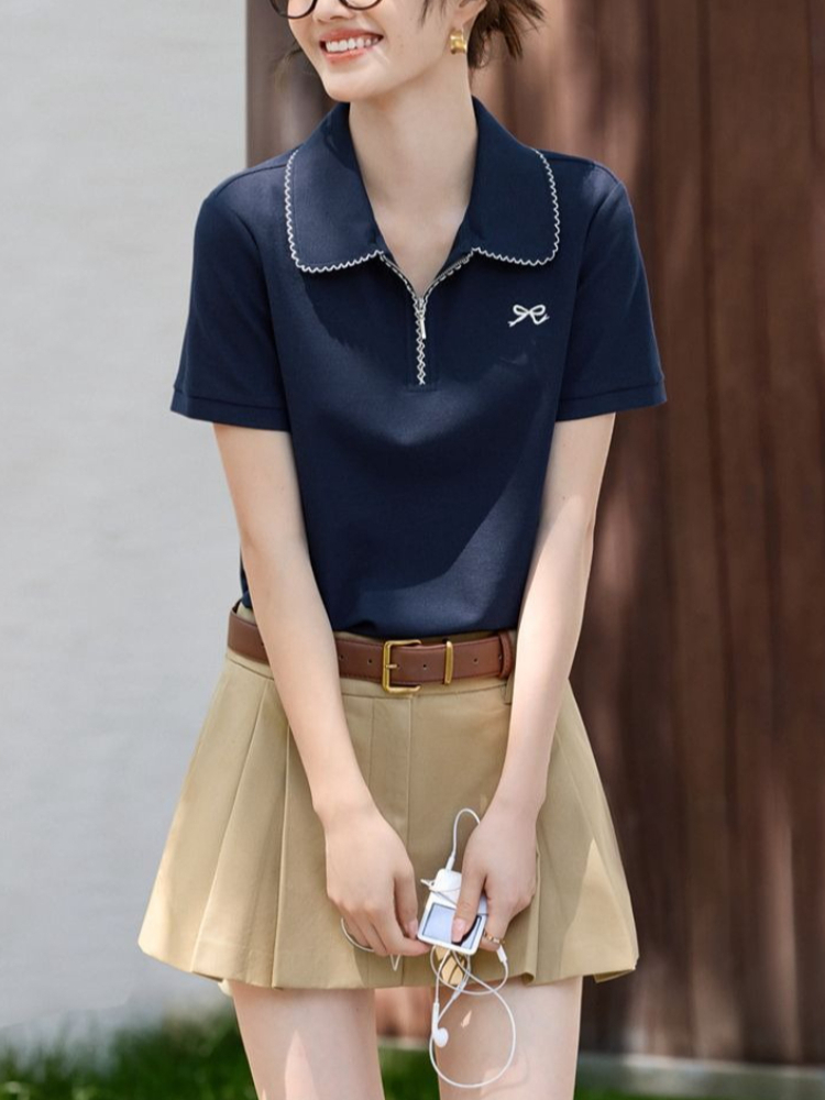 Women's Slim Fit Figure Flatte - Polo Shirt Pique incelemesi ve fiyatı