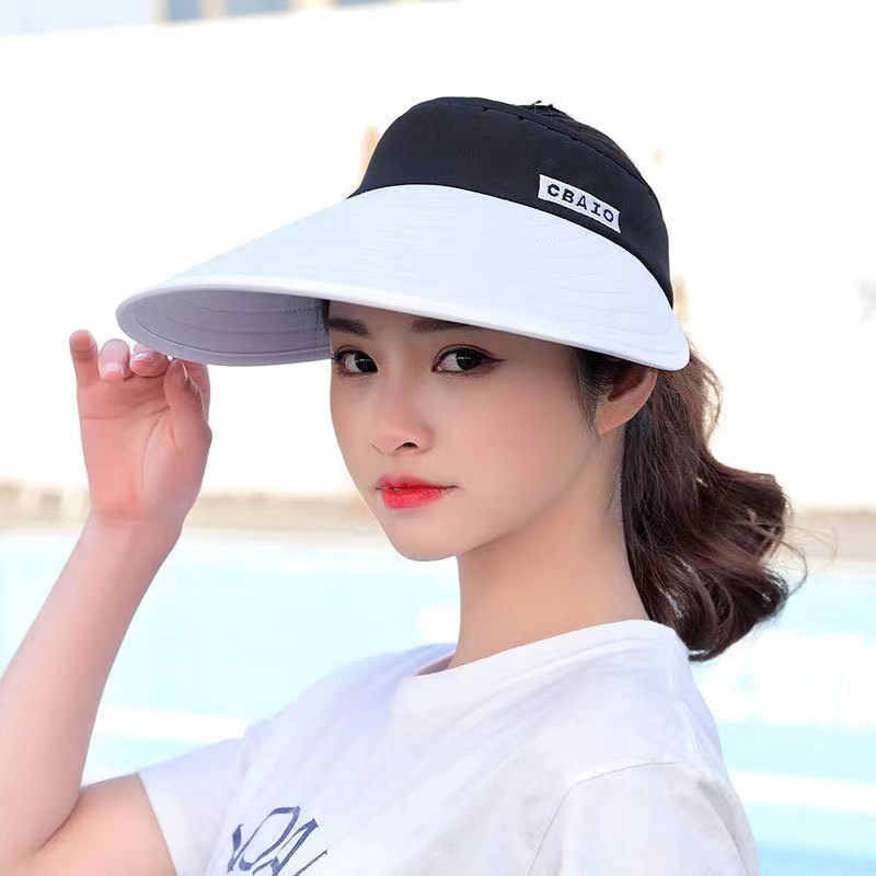 2024 NEW women summer sun viso - Packable Hat Nylon incelemesi ve fiyatı