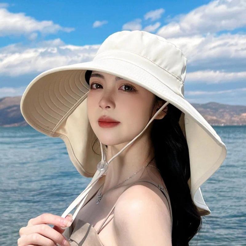Outdoor UV Anti Neck Protectio - Bucket Hat Straw incelemesi ve fiyatı