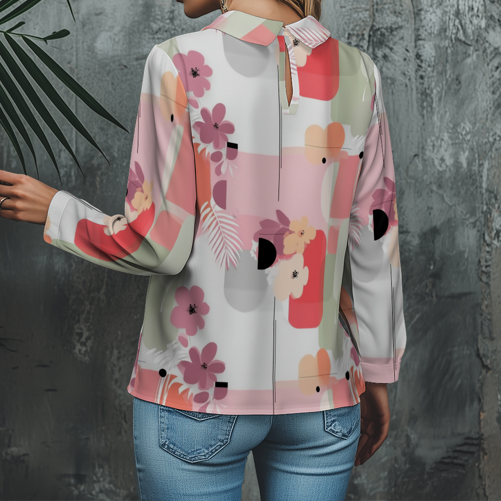 Women's Floral Shirt Cute 3/4  - Resort Shirt Floral incelemesi ve fiyatı