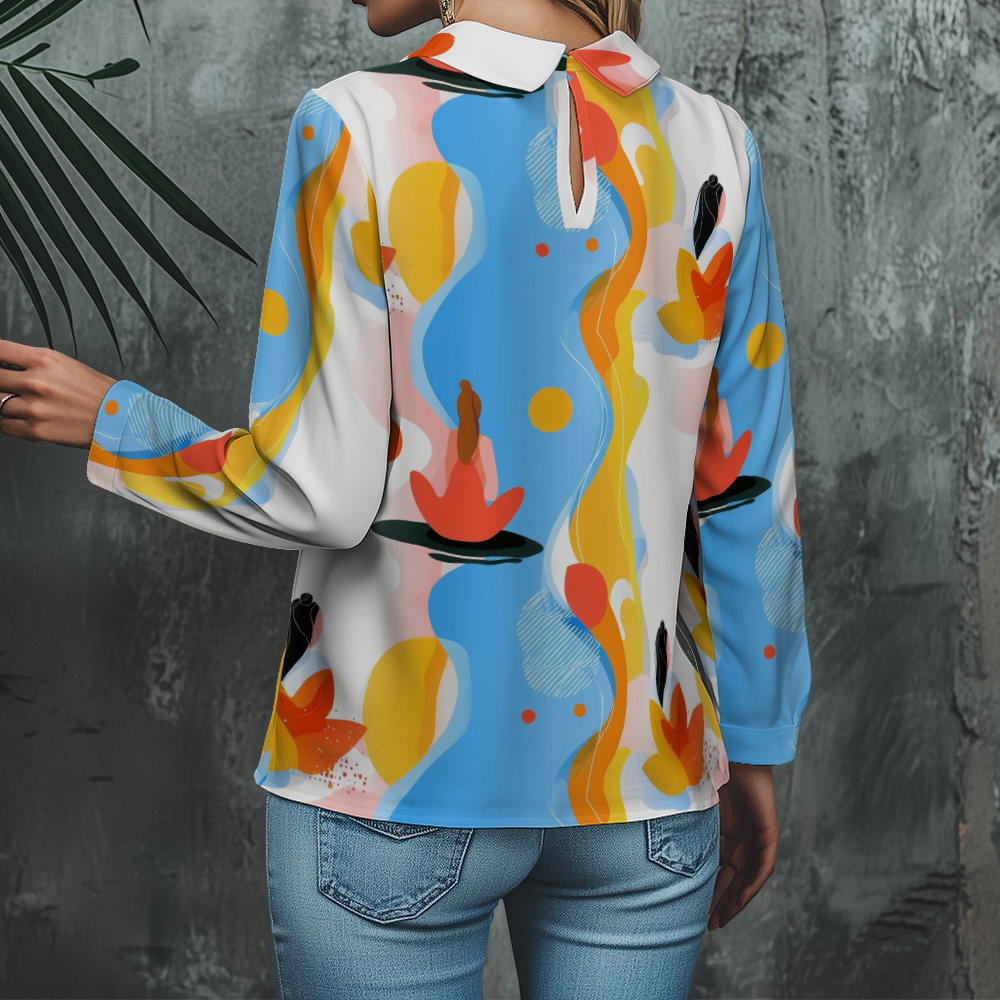 Women's Floral Shirt Cute 3/4  - Resort Shirt Floral incelemesi ve fiyatı
