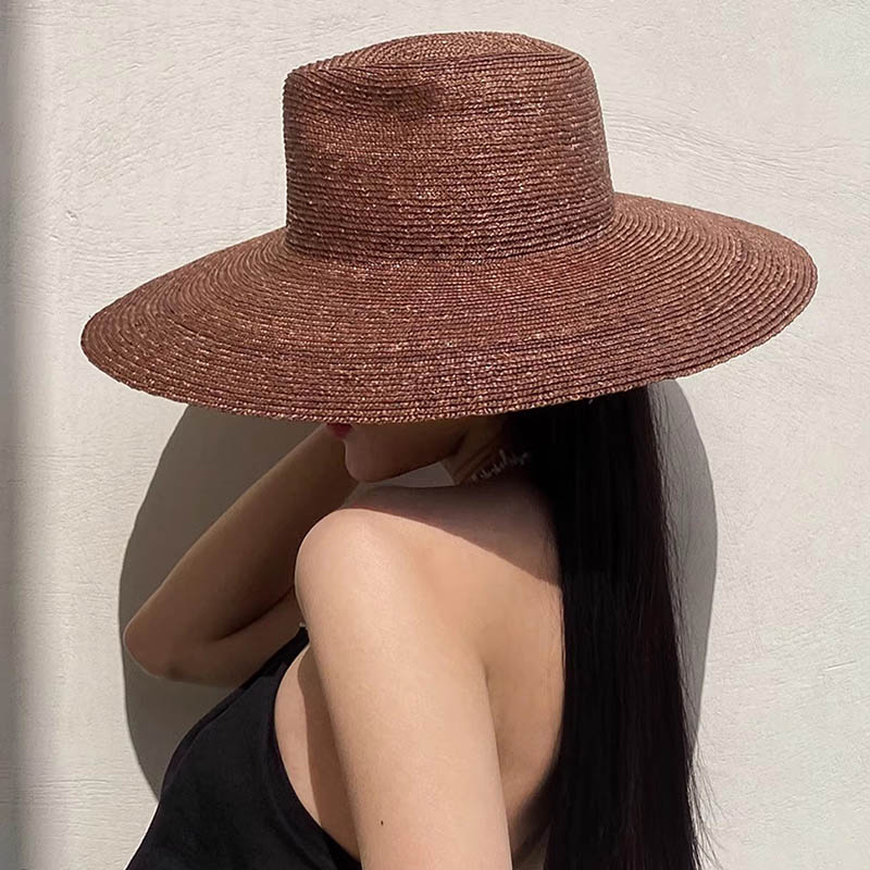 Large Brim Panama Straw Hat Fo - Bucket Hat Straw incelemesi ve fiyatı