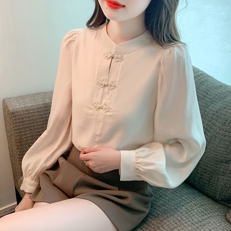 New Chinese Style Stand Up Col - Shirt Camp Collar incelemesi ve fiyatı