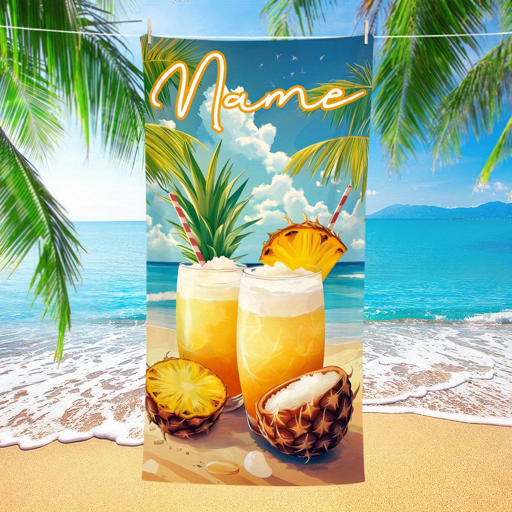 1pc Customized Name Beach Towe - Beach Towel Large incelemesi ve fiyatı