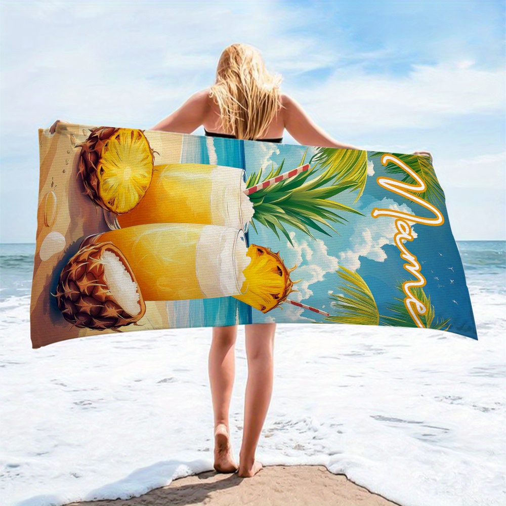 1pc Customized Name Beach Towe - Beach Towel Large incelemesi ve fiyatı