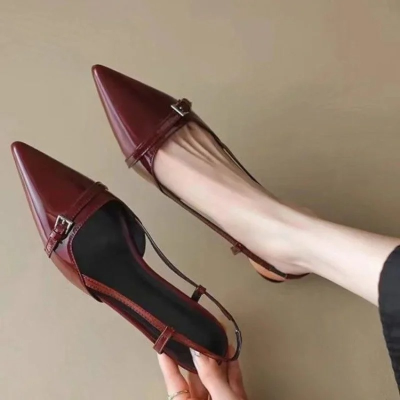 Women Sandals Fashion Pointed  - Casual Sandal Leather incelemesi ve fiyatı