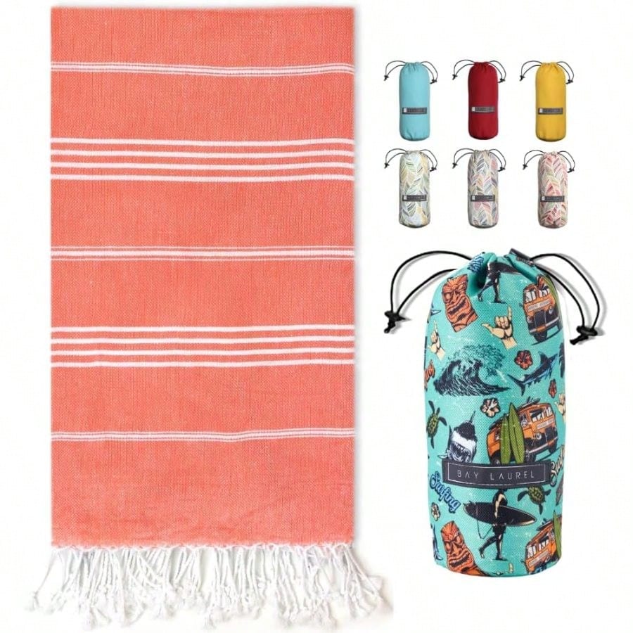 Turkish Beach Towel With Trave - Beach Towel Large incelemesi ve fiyatı