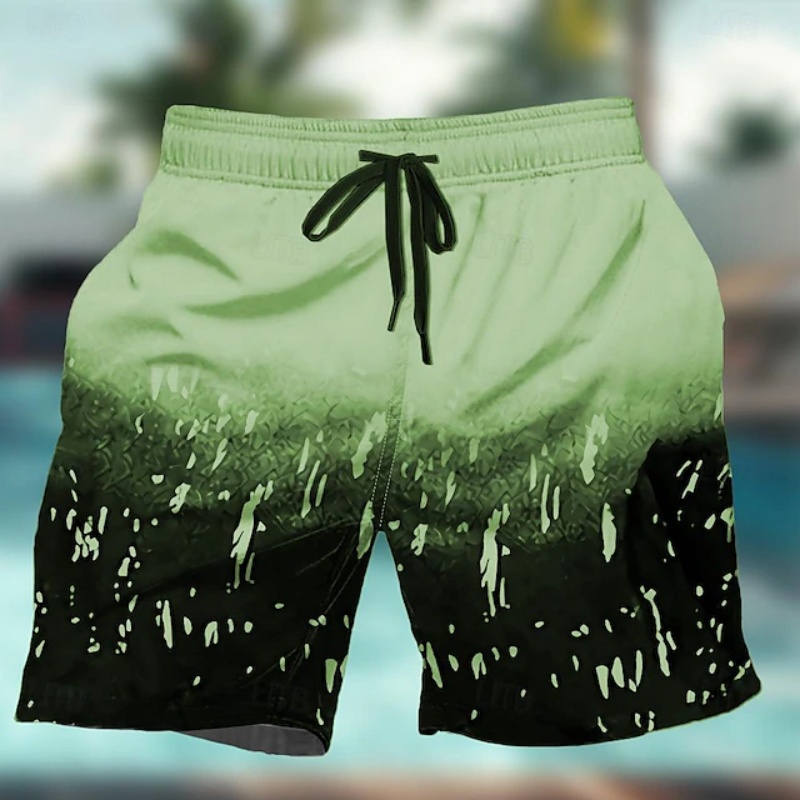 Gradient Colorful Graphic Swim - Trunks Board Surf incelemesi ve fiyatı