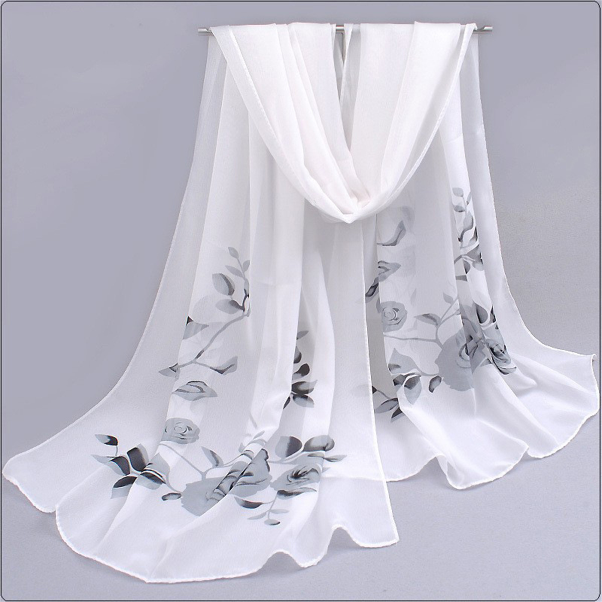 1pcs Chiffon Scarf Simple Eleg - Beach Towel Large incelemesi ve fiyatı