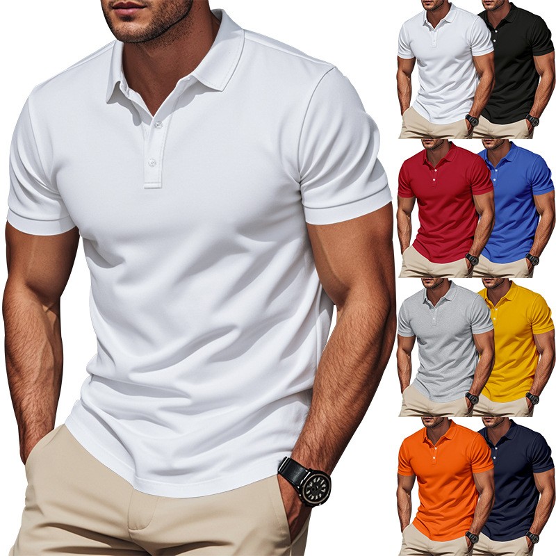 Casual Slim Fit Shirt Short Sl - Polo Shirt Pique incelemesi ve fiyatı
