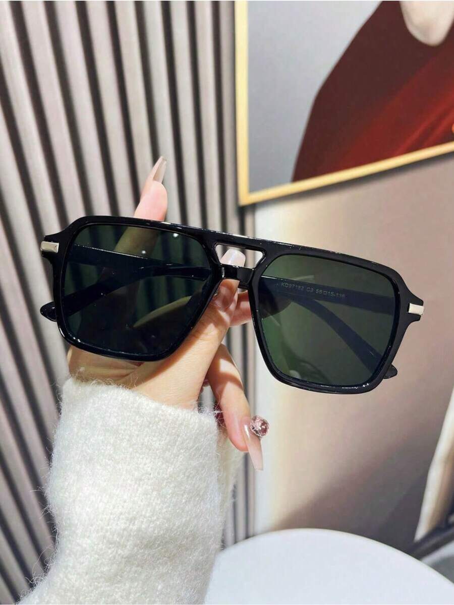 Fashion Double Bridge Aviator  - Sunglasses Aviator Polarized incelemesi ve fiyatı