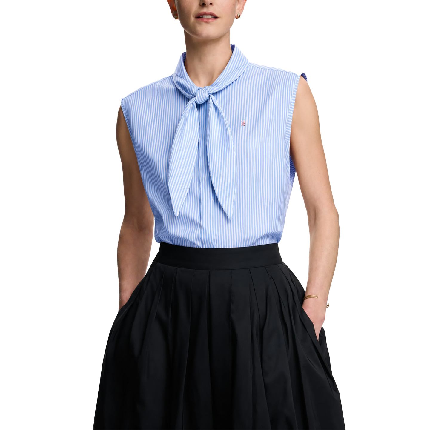 CH Embroidered Sleeveless Shir - Shirt Camp Collar incelemesi ve fiyatı