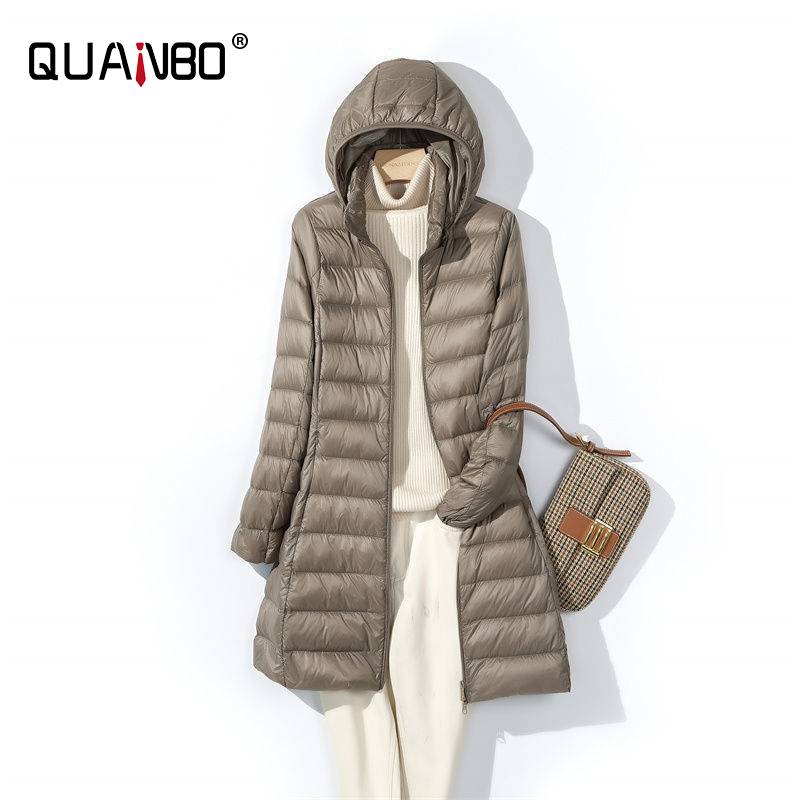 Women Long Puffer Jackets 2024 - Packable Hat Nylon incelemesi ve fiyatı