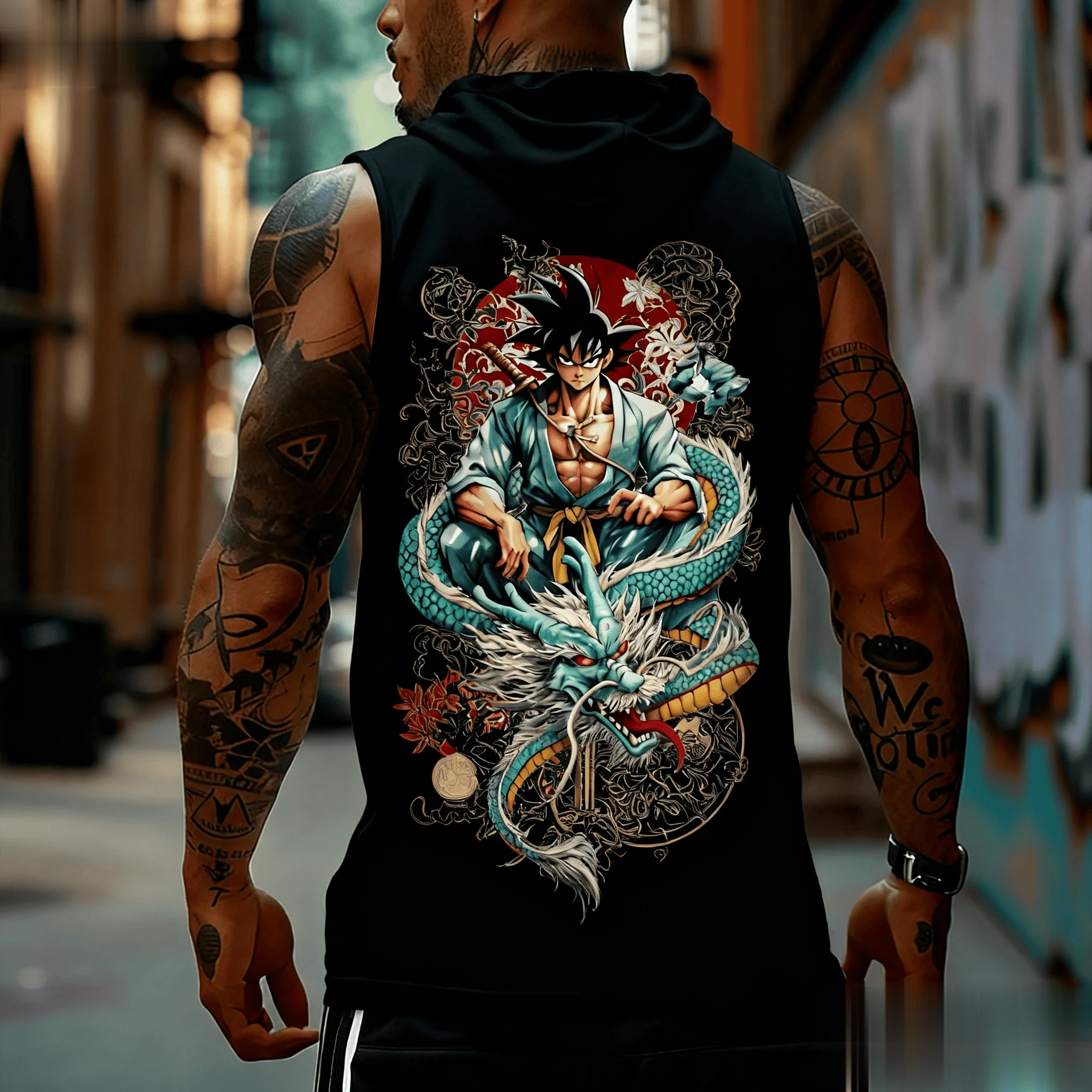 Dragon Ball Goku Anime Men Tan - Tank Top Muscle incelemesi ve fiyatı