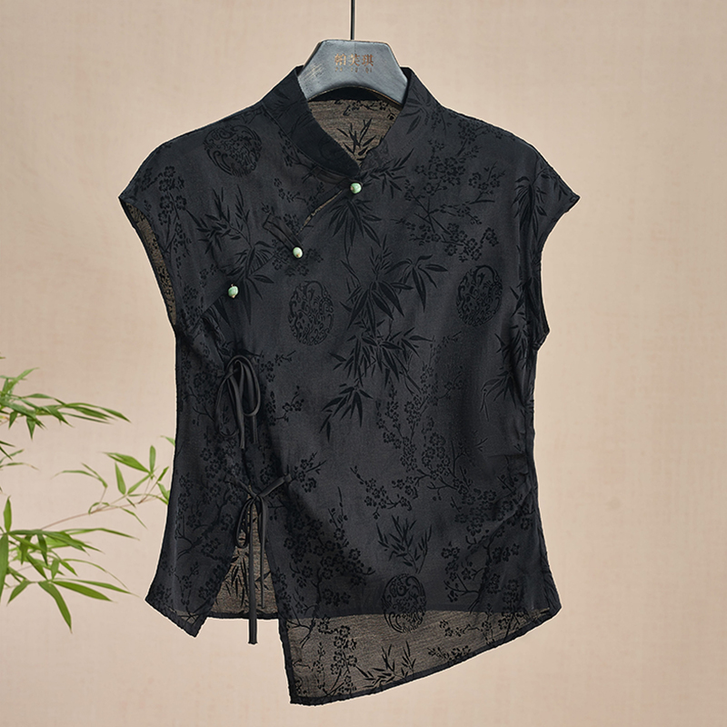 Retro Thin Shirt New Chinese S - Shirt Camp Collar incelemesi ve fiyatı
