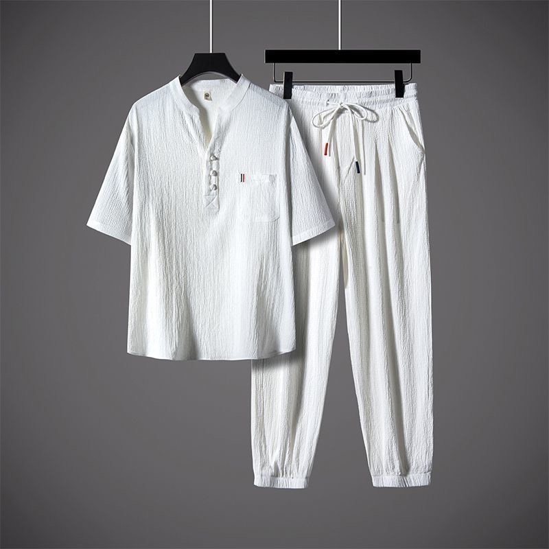 New Summer Fashion Trendy Cott - Short Linen Drawstring incelemesi ve fiyatı