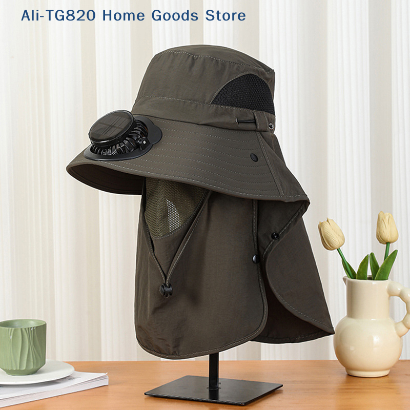 [TG820]Men Fan Hat With Solar  - Bucket Hat Straw incelemesi ve fiyatı