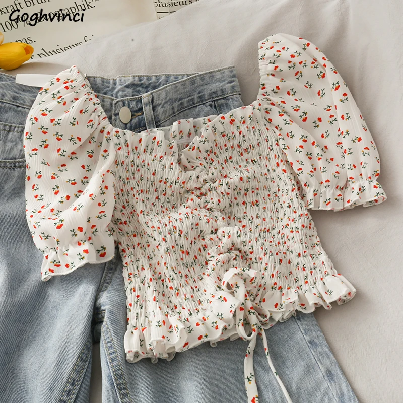 Blouses Shirts Women Floral Dr - Short Linen Drawstring incelemesi ve fiyatı