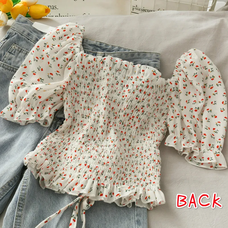 Blouses Shirts Women Floral Dr - Short Linen Drawstring incelemesi ve fiyatı