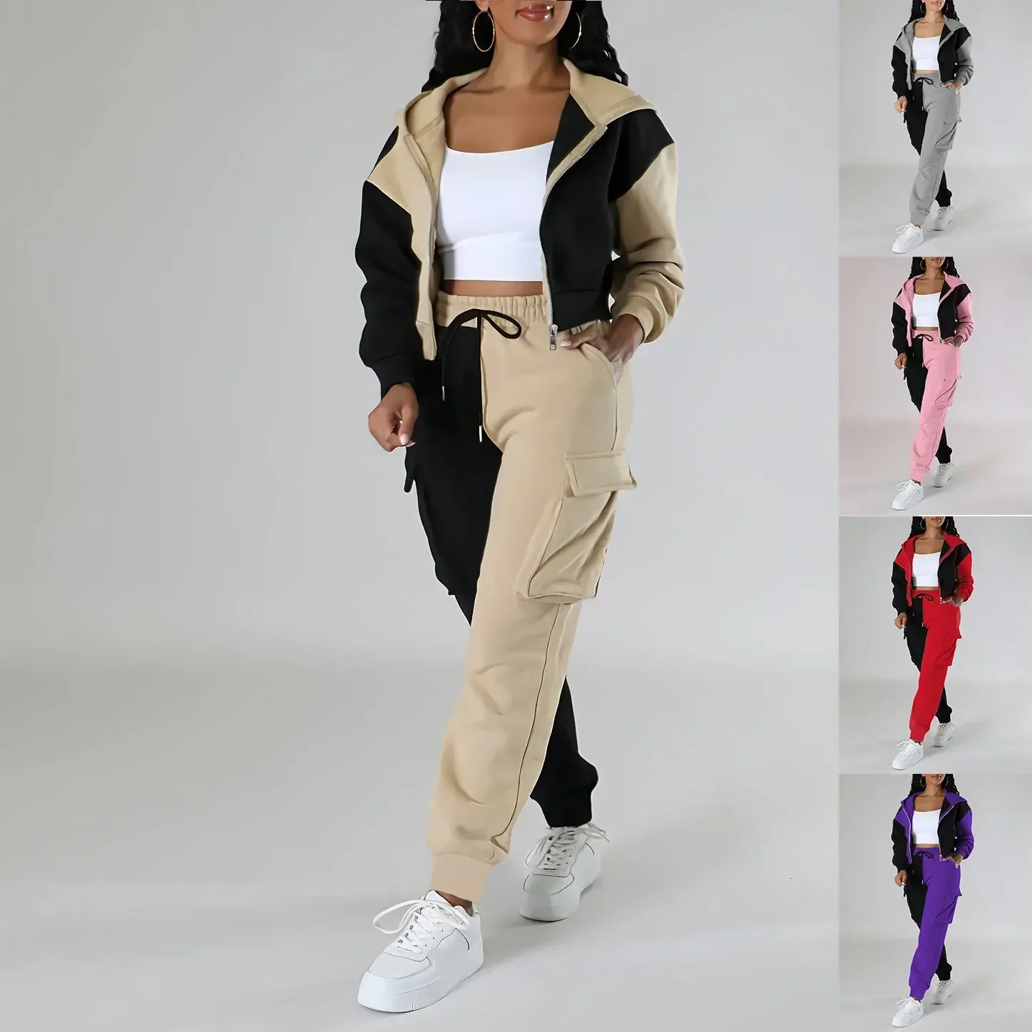 Women Loose Autumn Winter Two  - Short Linen Drawstring incelemesi ve fiyatı