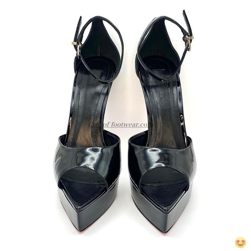 2026 Women's black/nude patent - Casual Sandal Leather incelemesi ve fiyatı