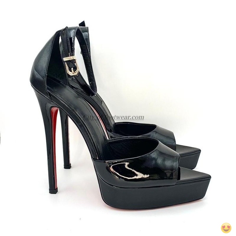 2026 Women's black/nude patent - Casual Sandal Leather incelemesi ve fiyatı