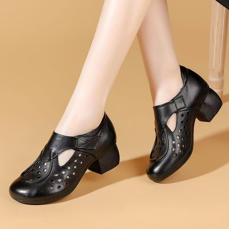 Women's Summer New Leather Hol - Casual Sandal Leather incelemesi ve fiyatı