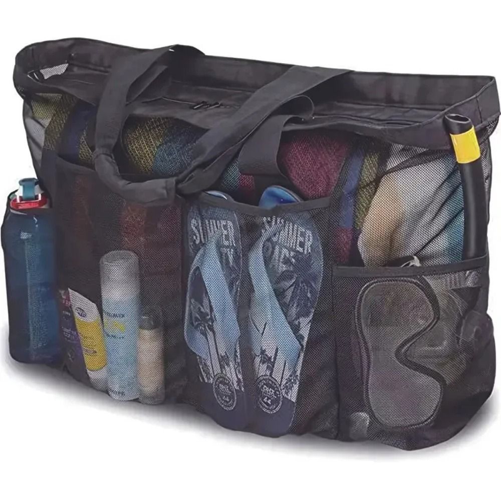 Large-Capacity Mesh Beach Hand - Beach Towel Large incelemesi ve fiyatı