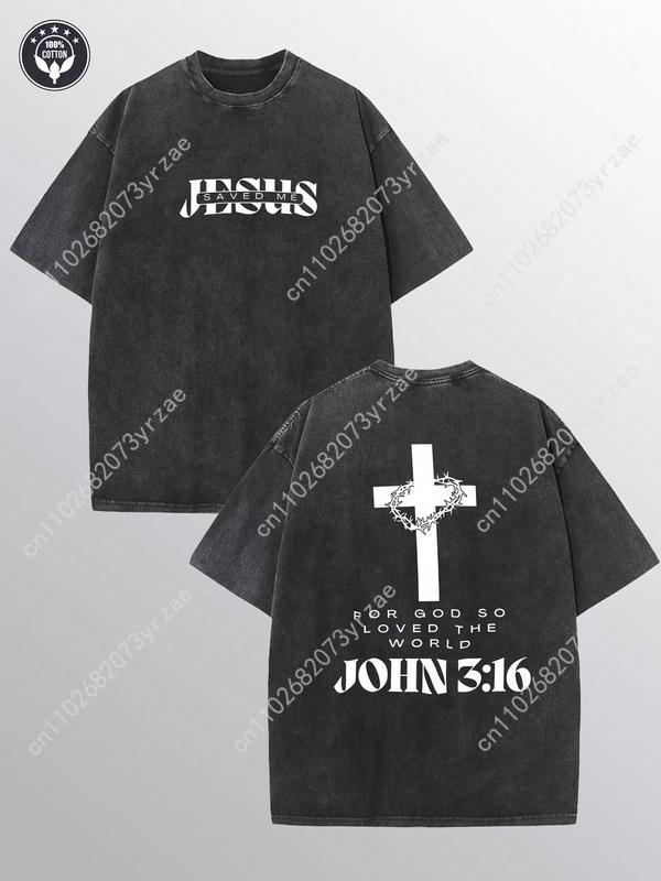 Retro Tshirt JESUS SAVED ME Ma - Linen Shirt Breathable incelemesi ve fiyatı
