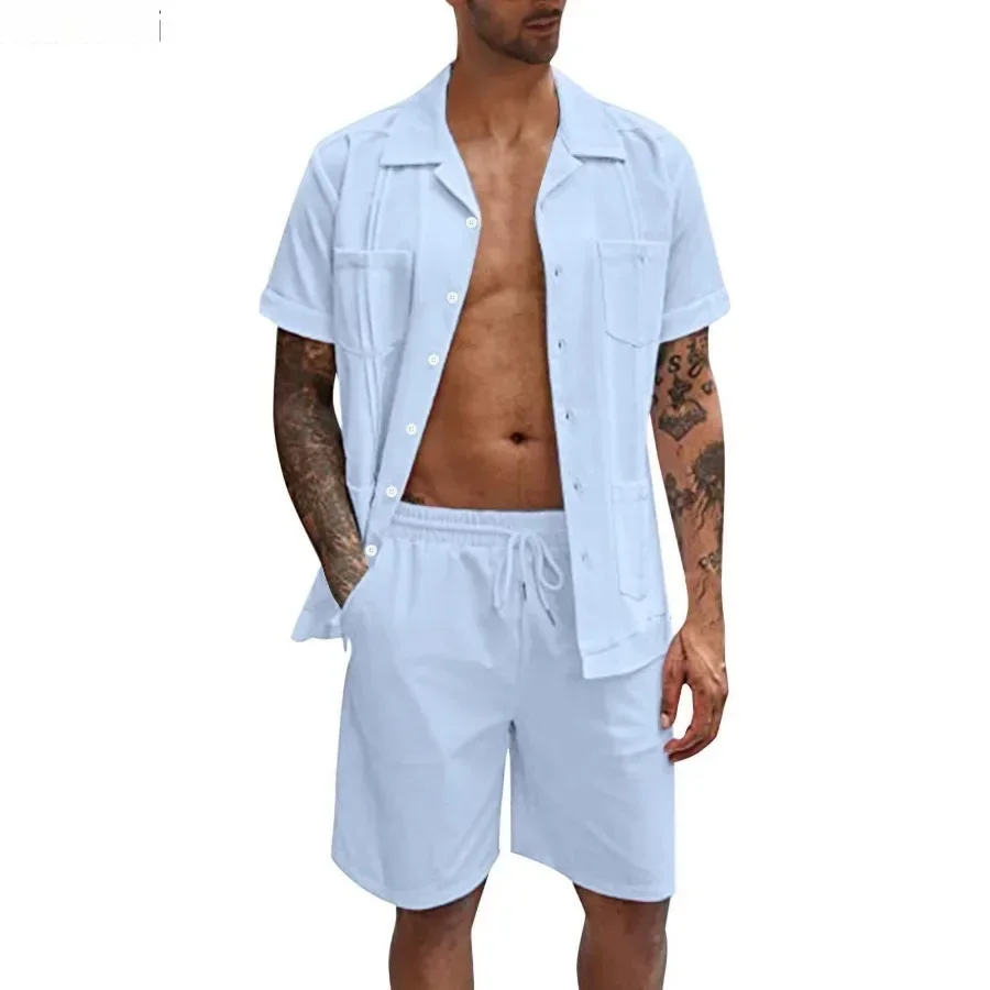 New Men's Summer Casual Sport  - Short Linen Drawstring incelemesi ve fiyatı