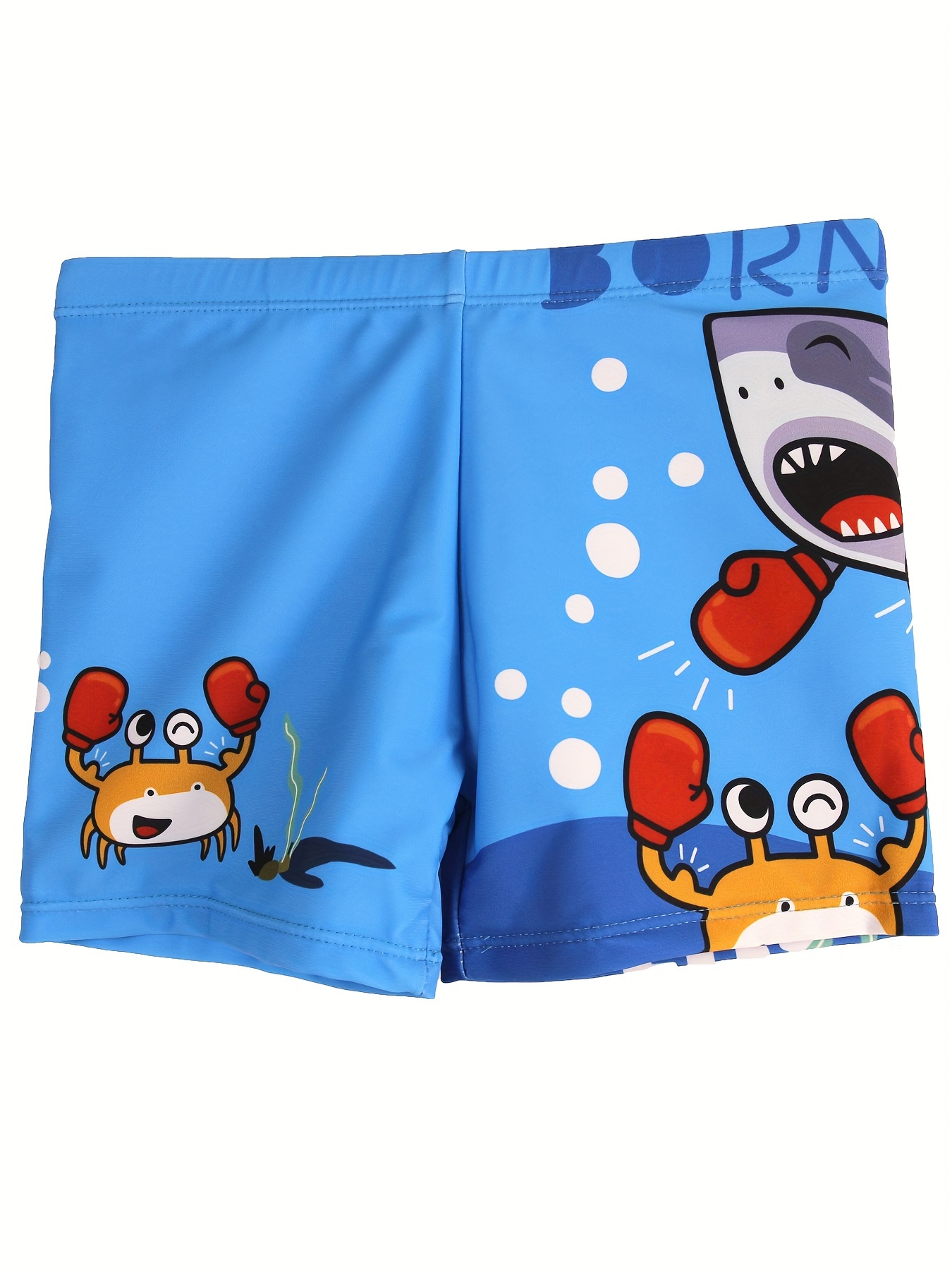 Cartoon Boxing Crab And Shark  - Swim Trunk Quick Dry incelemesi ve fiyatı