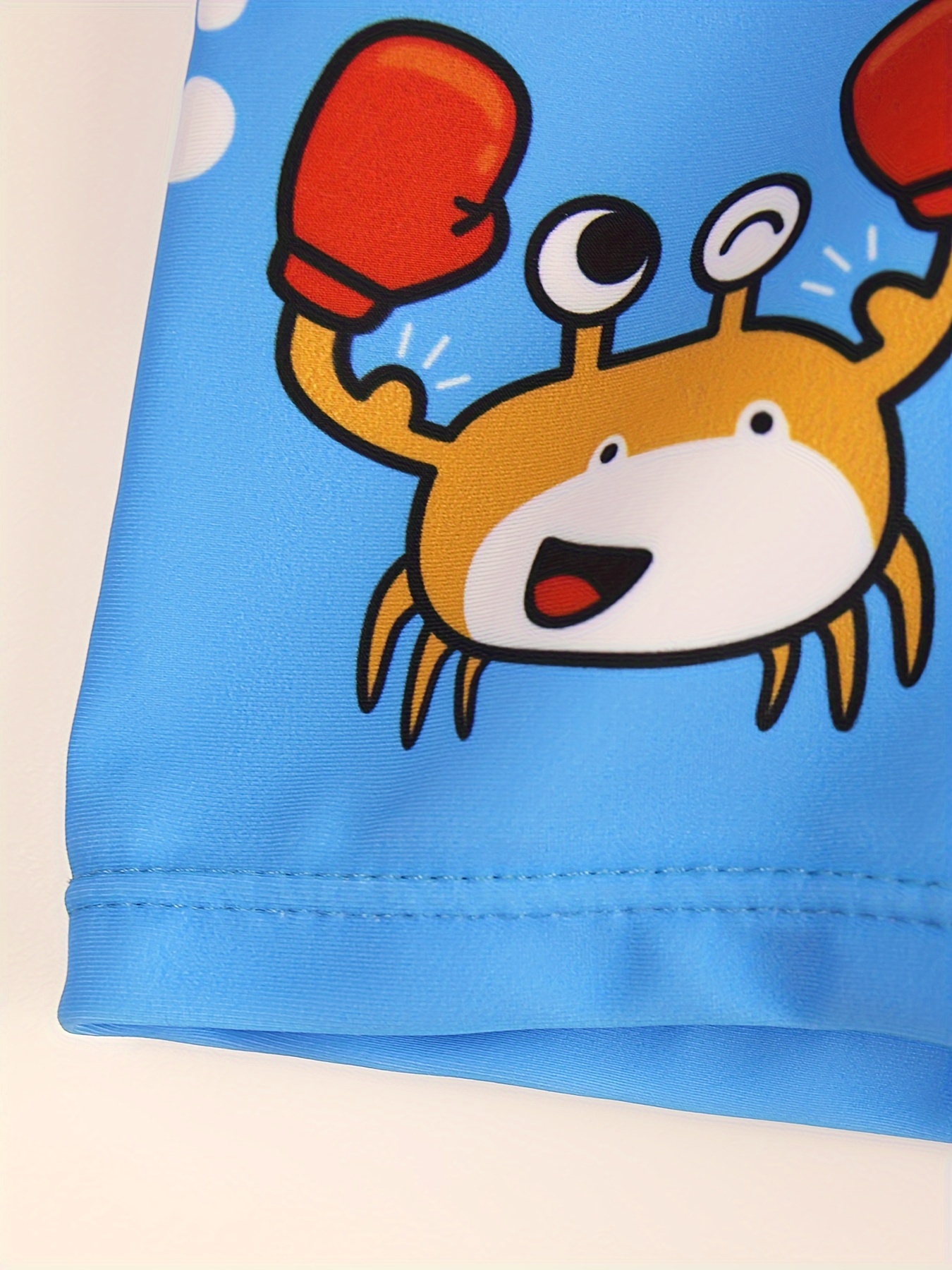 Cartoon Boxing Crab And Shark  - Swim Trunk Quick Dry incelemesi ve fiyatı